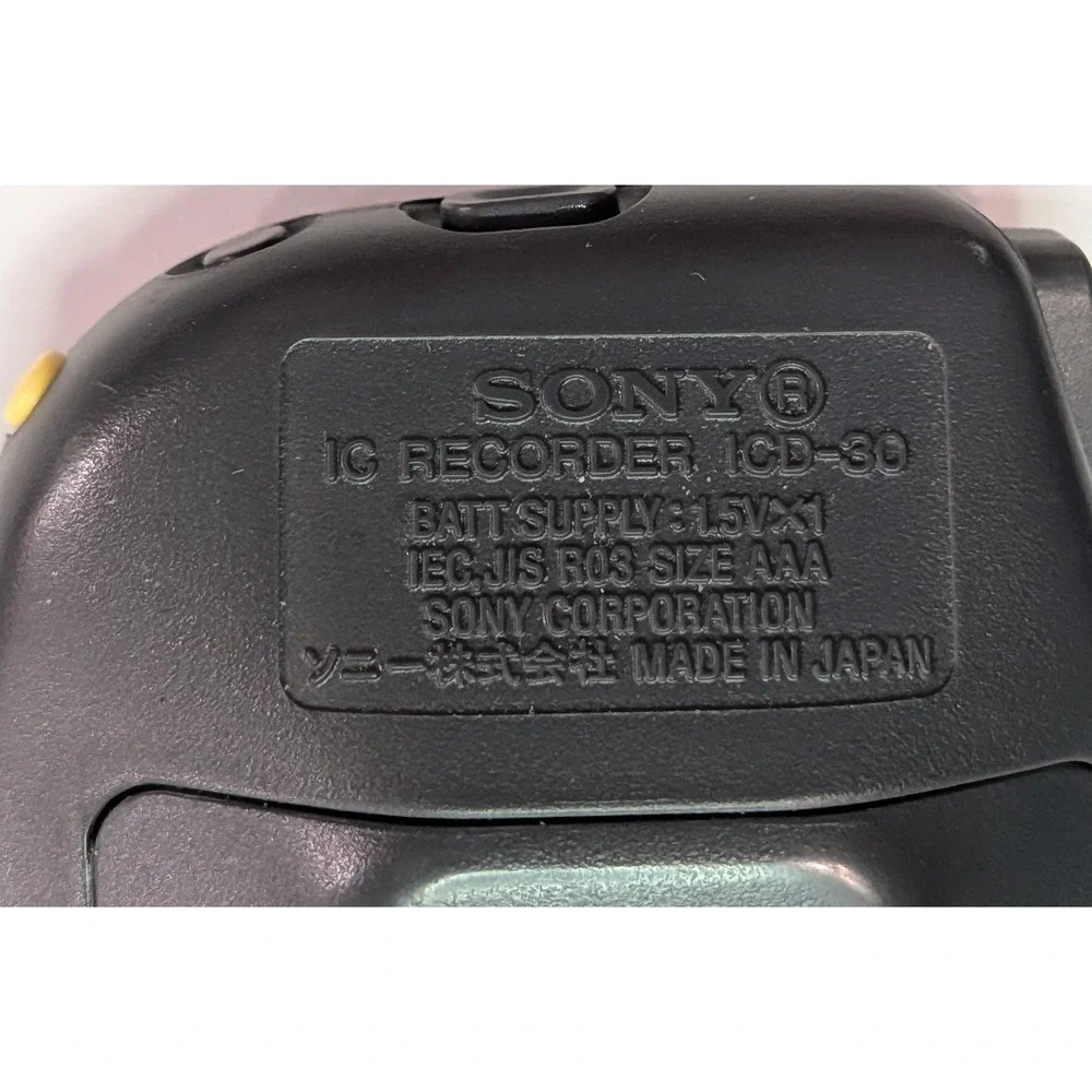 Sony icd 30